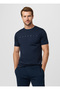 Blue Pure Cotton Men Premium T-Shirt - 2