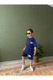 Character Printed Navy Blue Boy's Shorts Set - Paw Patrol - 3