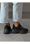Black Thick Sole Women's Sneaker – High-Sole Casual Comfortable Sports Shoes - 4