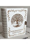 Wooden Book Box with Tree of Life Design - Mother's Day Gift Decorative Memory Box