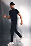 Quick-Drying Cotton Regular Fit Short-Sleeved Polo Black T-Shirt G8082Ax26Sp - 2