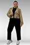 9125-7 Plus Size Boyfriend Jeans - Black - 2