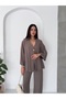 Women's Modal Fabric Bat Sleeve Kimono Double Set - 4