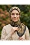 Ochre Pattern 90X90Cm Matte Cotton Scarf