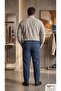 Hambez Men's Summer Oversized Linen Trousers - Comfortable Fit - Lightweight Fabric - Casual Sweatpants - 2