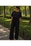 Women's Summer Viscose Suit with Elastic Front Oversize - 2