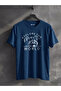 Explore the World Caravan Printed Unisex 100% Cotton Navy Blue Outdoor T-Shirt - 2
