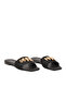 Black Thin Sole Lightweight Women's Slippers 513113 Z - 3