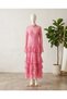 Women's Style Bohemian Lace Pink Special Occasion Dress - 4