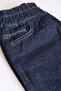 Elastic Waist Stoned Girls' Jeans - 26Y 1744 - 2