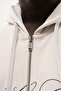 Men's Social Mode Printed Zippered Hooded Sweatshirt Space Gray - 5