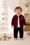 Baby Boy 3-Piece Set Buttoned Seasonal Baby Set - 3