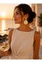 Bohemian Wicker Textured Sea Breeze Gold Earrings - 2