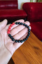 Red Varasite Stone Matte Onyx Stone Bracelet Original Natural Stone Men's Bracelet Women's Bracelet - 2