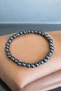 Hematite Stone Bracelet Dark Gray Natural Real Stone Bracelet Men's Bracelet Women's Bracelet - 2