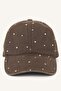 Women's Embroidered Cotton Cap Hat H4478Ax26Sm - 6