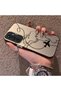 Samsung Galaxy S23 Fe Compatible Travel-Themed Map Airplane Printed Impact-Resistant Hard Case - 2