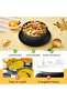 Wheat Straw Dinnerware Set, Unbreakable Plastic Plates Bowls Cups, Lightweight Reusable Tableware for Indoor Outdoor Camping Picnic Travel, Service for 4, 16 Pieces, Black - 5