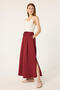Long Skirt with Waist Ties - 2