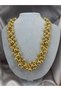 Gold Top Chain Detailed Showy Women's Necklace Maxi Design Statement Necklace