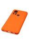 Ilkeshop New İnfinix Hot 11S Case Nano Inside Velvet Silicone (170916) - Orange - 4