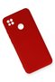 Shopilke Redmi 9C Case Nano Velvet Silicone (102357) - Red - 2