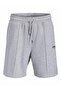 Men's Gray Jpstkane Soho Sweat Shorts Mid Sn Shorts 12288620-Lightgrey