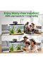 Aquarium Automatic Fish Feeder: Vacation Timer Feeder for Fish Tank Electric Adjustable Auto Fish Food Dispenser 0.05 Gal & Two Fixed Methods - 3