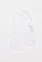 Men's White Single Anti-Sweat Breathable Sports Booties Socks - 2