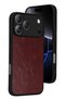 Zengemtx iPhone 17 Pro Aras Leather Cover (130905) - Burgundy