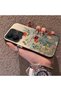 Vivo V60 Lite 5g Compatible Silicone Edge Hard Back Anti-Fall Phone Case with Flower Pattern - 2
