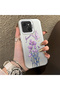 Tecno Spark 40C Compatible Silicone Edge Hard Back Anti-Fall Phone Case Flower Pattern - 3