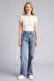Straight Wide High Waist Straight and Wide Leg Jean Pants G8312Ax26Sm