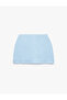High Waist Slim Fit Gingham Shorts Skirt - 4