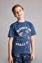 100% Cotton Regular Fit 2-Piece White Pajama Set for Boys H0374A826Sm - 3