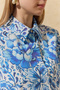 Blue Patterned Classic Tunic - 6