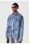 Washable Oversize Denim Jacket - 3