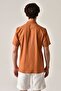 Apaş Collar Short Sleeve Double Pocket Shirt - 4