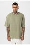 Oversize Knitwear Sweater with Black Stitching Detail - 2