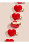 Pack of 10 - Red Heart Hair Clips - 5