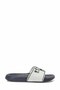 Men's White Slippers - Casual-Pool & Beach Slippers - 3