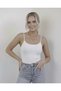 Women's Strappy Bodysuit 2-Pack Basic Thin Strappy Flexible Daily Top - 6