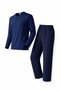 Men's Interlock Comfortable Fit Zero Collar Cotton Pajama Set 6806 - 6