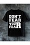 Don'T Be Afraid, You Are Motivation. Printed Oversize T-Shirt.