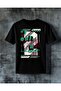 Push Your Spirit Motivation Printed Oversize T-Shirt