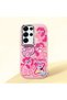 Pink Silicone Case with Shock-Absorbing Camera Protections Compatible with Samsung Galaxy S25 Ultra
