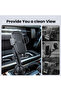 Car Cup Phone Holder BHL-49 - One Button Release, Foldable, 360° Rotatable, Universal - Black - 3