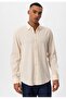 Textured regular fit men's shirt - 6