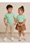 Unisex Kids Basic White T-Shirt 100% Cotton Crew Neck Casual Comfortable Cut - 6