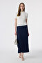Etk-0160 Traphy Skirt 42-52 Navy Blue Skirt 0160